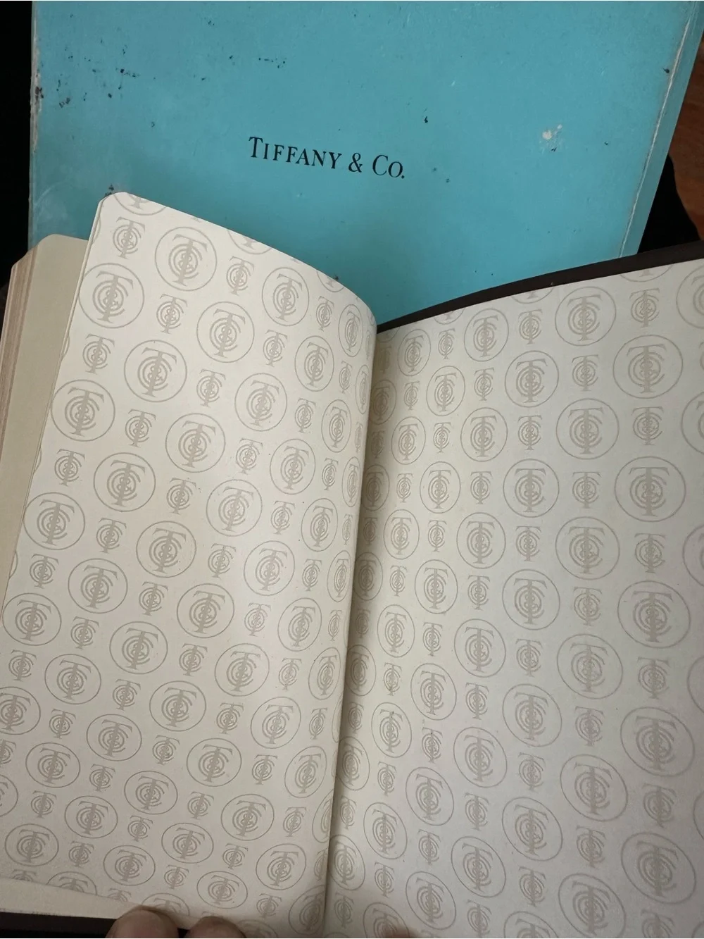 Tiffany and Co. Leather Notebook